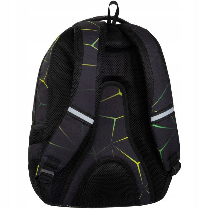Багатовідсіковий шкільний рюкзак CoolPack, чорний, багатоколірний, зелений, 28 л