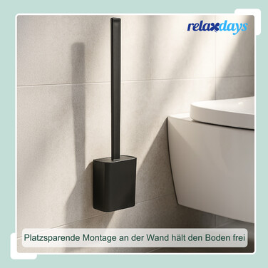 Wall-Mounted Toilet Brush