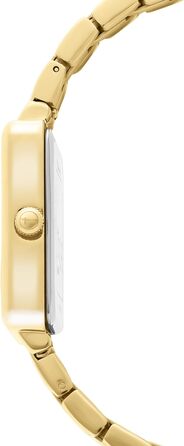 Годинник Tamaris для жінок з квадратним корпусом, сталевий або шкіряний ремінець (Золотий / Чорний, Square)