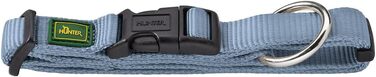 Нашийник для собак HUNTER VARIO PLUS, міцний, зручний, з надійною застібкою, L-XL/2,5, кольор блакитний