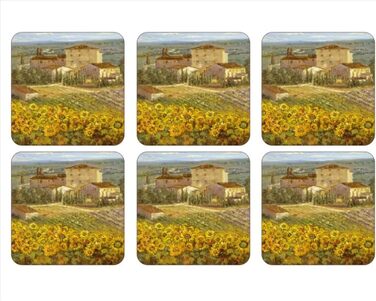 Pimpernel Tuscany Coasters, 6 pieces (s)
