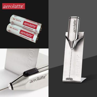 Aerolatte: бездротовий спінювач молока з нержавіючої сталі, з підставкою