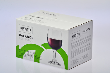 Келихи для червоного вина Krosno Balance, прозорі, 150 мл, 6 шт.