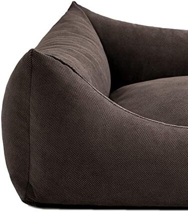 Софа для собак Sun: 6 розмірів, 4 кольори. Лежанка, подушка, диванчик, кошик для собак. (80x60, ) (S-67x52, Темно-коричневий)