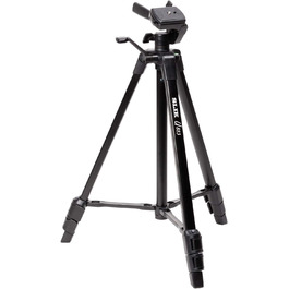 Штатив SLIK U884 4-ступеневий компактний легкий складаний з алюмінію для подорожей, DSLR/SLR, відео та фотокамер Canon, Nikon, Sony з 3-сторонньою головкою та сумкою - Чорний