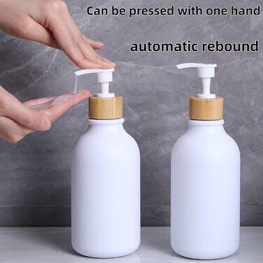 Набір аксесуарів для ванної кімнати, 9 предметів, бамбук, повний комплект: сміттєвий контейнер, дозатор мила, тримач для зубних щіток, щітка для унітазу, контейнер для ватних паличок, мильниця, матовий білий/оптичний сад