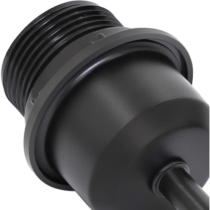 Стійка лампа ZMH Vintage, чорна, для спальні, вітальні, дитячої кімнати, офісу, металева, Е27, 60W, ретро, з вимикачем, без лампочки