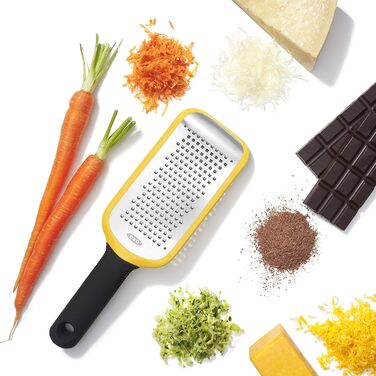 OXO Good Grips Терка для овочів з контейнером з нержавіючої сталі – для овочів та іншого (середня)
