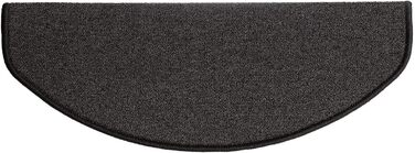 Casa Pura килимок на сходи 15 шт. в наборі, 11 кольорів, міцне кріплення, стабільна кутова рейка (антрацит)