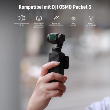 Набір фільтрів NEEWER ND/CPL для DJI Osmo Pocket 3: 4 шт. (ND16, ND64, ND256, поляризаційний)