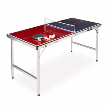 Relaxdays Folding Table Tennis Table with Accessories