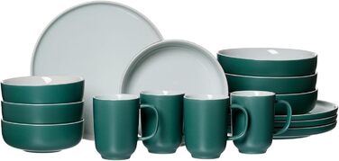Набір посуду серії Jasper від Ritzenhoff & Breker | 16 предметів (зелений)