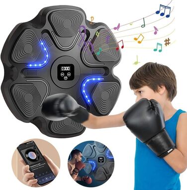 Музична боксівська машина Sunshine Smile Liteboxer: тренування на стіні з Bluetooth та регулюванням швидкості