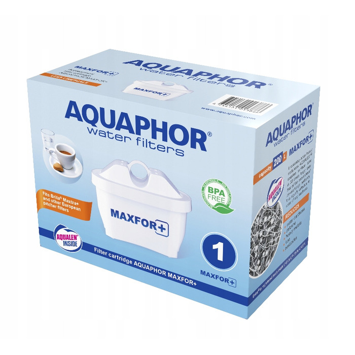 Смінні фільтрувальні картриджі Aquaphor Maxfor+, 10 шт.
