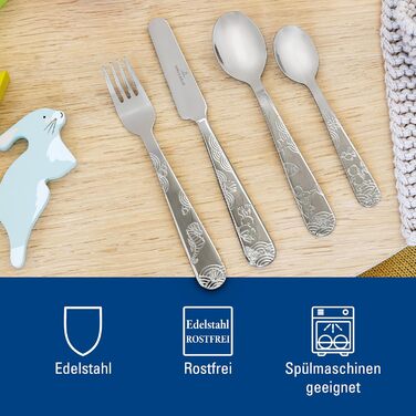 Дитячий набір столових приборів Villeroy & Boch Happy As A Bear (4 штуки)