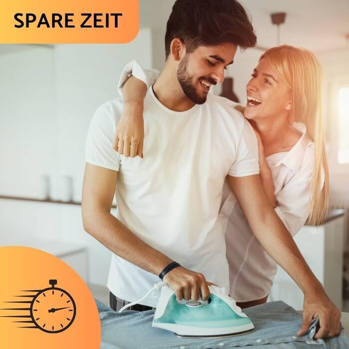 Чохол для прасувальної дошки 120x40 см - бавовна 100% - підходить для прасування з парою - екстра товста підкладка + фіксатор та натягувач - (світло-блакитний / у горошок, прасувальний килимок)