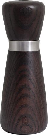 Crushgrind Kyoto Spice Mill with Ceramic Grinder | Salt and Pepper Mill with Adjustable Grind Setting for Coarse Salt | Herb Mill made from High-Quality, Sustainable Materials (170 mm, Brown Oak)