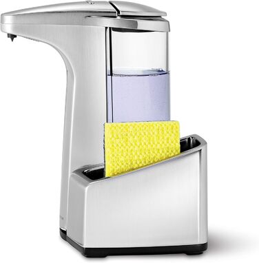 Simplehuman Sensor Soap Dispenser - Brushed Nickel, White (384ml)