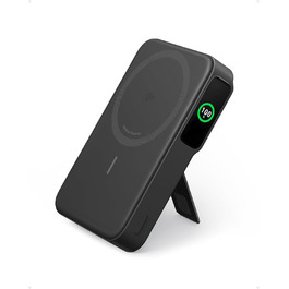 Powerbank Anker MagGo: 10000mAh, Qi2, 15W MagSafe, USB-C, з дисплеєм та підставкою, чорний