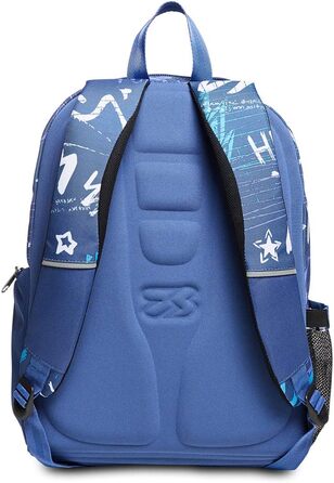 Рюкзак Seven Rucksack Advanced: для школи, університету та відпочинку. Просторий, з відділенням для ноутбука та кишенькою для пляшки, рожевий, фіолетовий, блакитний.