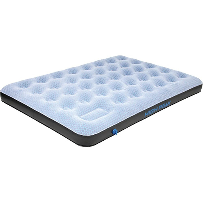 Надувне ліжко High Peak Comfort Plus - для кемпінгу, гостей, як ізомат, з насосом (197 x 138 x 20 см)