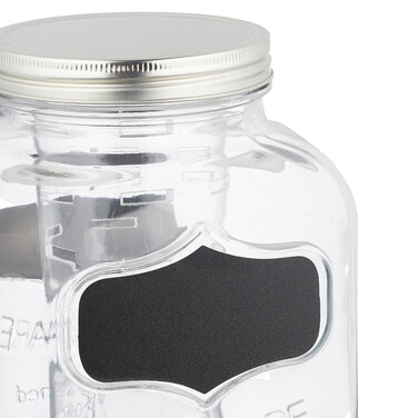 Relaxdays 2-Piece Drink Dispenser, 4L with Stand