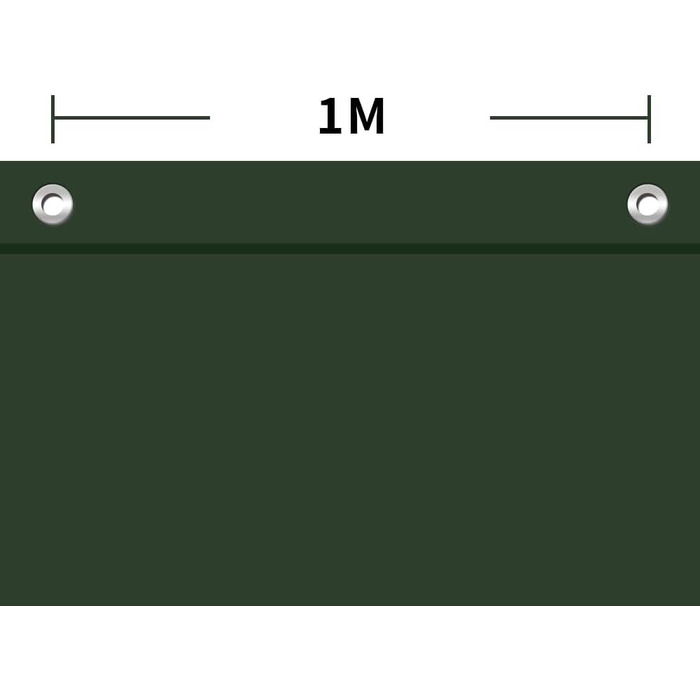 HanjetHJ Waterproof Green Tarp, 140g/m², Robust, Thick PE Material, as Tent Roof, Roof Covering, Protective Cover for Camping, Swimming Pool, Boat (4 x 5 m)