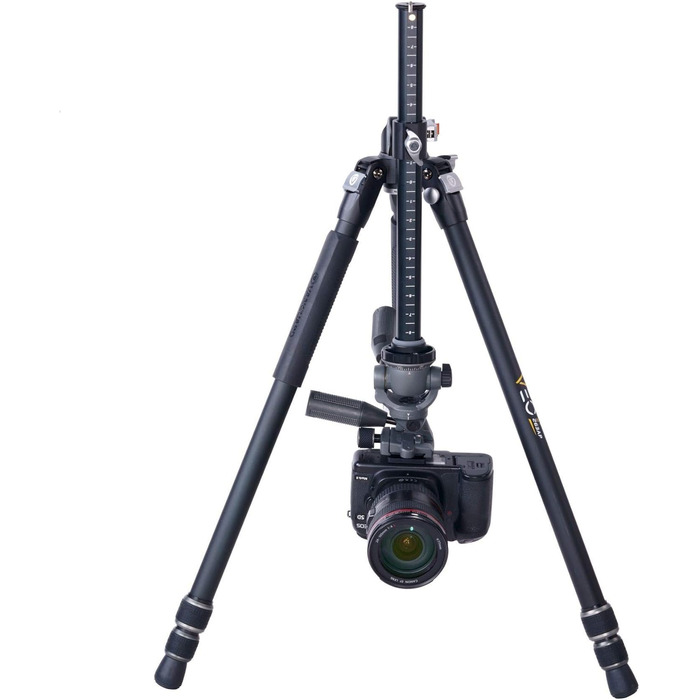 Штатив Vanguard VEO 3+ 263CP з алюмінієвою рамою, відкидною центральною колоною та 3D-голівкою для фото та відео