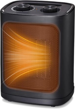 COWSAR Масляний радіатор обігрівач: енергозбереження, швидкий нагрів, 3 режими, захист від перекидання та перегріву, 1200W, для вітальні та спальні (Антрацит)