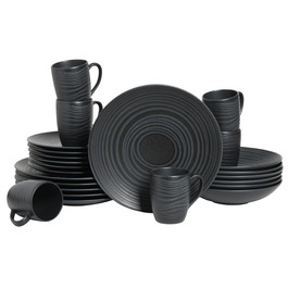 Набір посуду Creatable Serie Lava Stone (6 предметів) з кераміки, придатний для миття в посудомийній машині та використання в мікрохвильовці, зроблене в Португалії