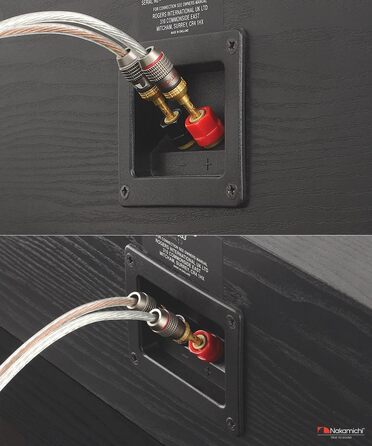 Бананові роз'єми Nakamichi FanLock Excel-Serie, 24K позолочені BFA коннектори для акустичних кабелів 10-18 AWG, 4 мм, для Hi-Fi стерео та домашнього кінотеатру, 4 шт (2 пари)