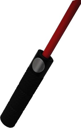 COLLAR AND CUFFS London XL Windproof Golf Umbrella - 154cm Fiberglass Frame - Automatic Open/Close - Red & Black