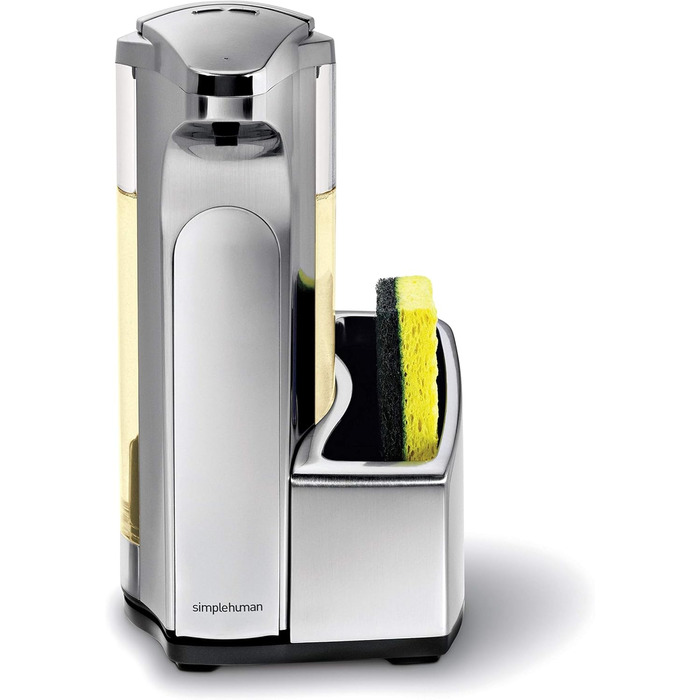 Simplehuman Sensor Soap Dispenser - Brushed Nickel, White (384ml)