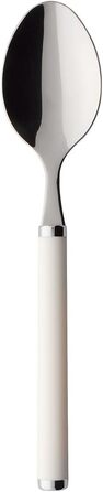 Villeroy & Boch Play White Pearl Tableware Set, for up to 6 people, 24-piece, Stainless Steel, White Plastic Handle White 24 pieces