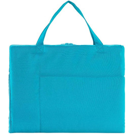 Складаний килимок для собак KAHU® для подорожей (60x80 см) • Зручний килимок-подушка для собак • Килимок для собак у подорожах • Легкий килимок для собак • Миючий килимок для собак • Колір: блакитний