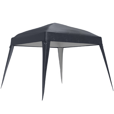 Outsunny Replacement Canopy Top for Gazebo 3x3m, Water-Repellent, Stable, Winter-Proof - Pavilion Roof for Pop-Up Gazebo, Storm-Resistant Party Tent, Replacement Cover with Single Roof Canopy for Garden Gazebo, Dark Grey | Aosom