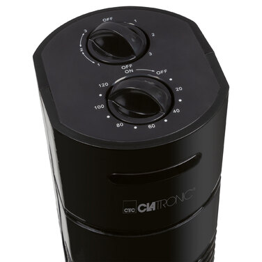 Колонний вентилятор Clatronic TVL 3770, чорний