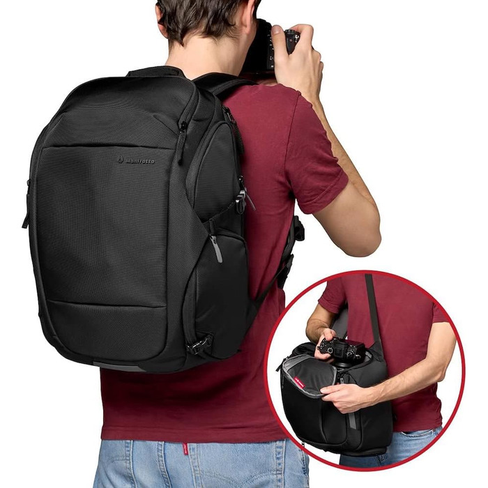 Рюкзак для камери Manfrotto Advanced Fast III з відділенням для ноутбука та змінними перегородками
