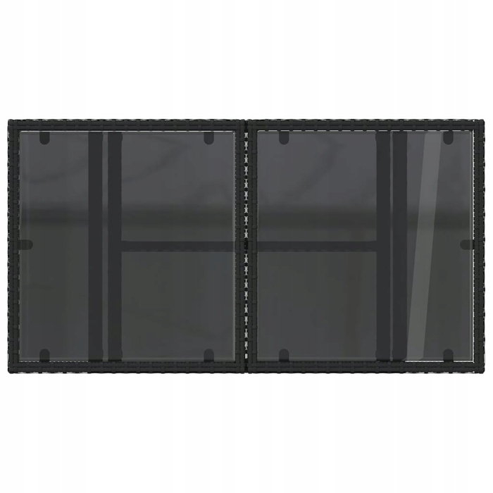 Прямокутний пластиковий стіл VidaXL, 100 x 55 x 73 см