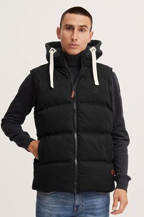 Чоловіча степкова жилетка Blend BHJens з капюшоном та кишенями, Regular fit, чорний (70155)