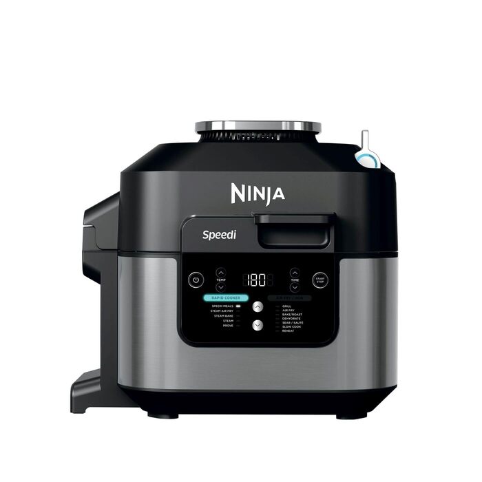 Мультиварка Ninja Speedi 5.7л 12-в-1: Мультикукер, Фритюрниця, Гриль, Slow Cooker, Духовка - Чорний ON500EU