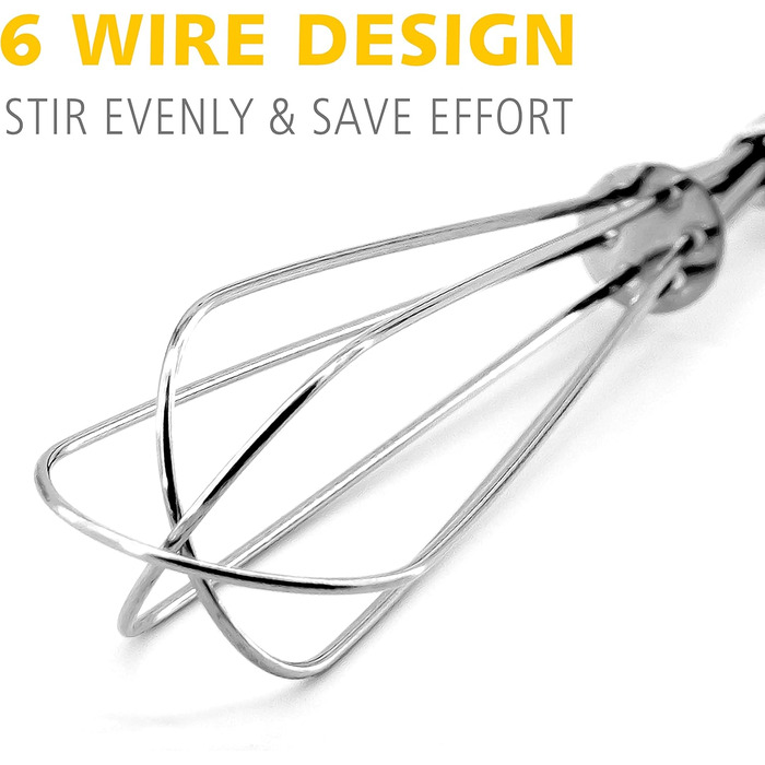 Набір міксерів Anaeat з силікону, 3 шт. з товстим сталевим дротом всередині – термостійкі кухонні вінчики для посуду з антипригарним покриттям, вінчики-балони для збивання, змішування, збивання (Чорний). Міні-набір (12,5 см + 18,5 см)