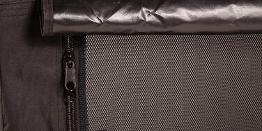 Кія для собак, вольєр для собак, переноска для собак, клітка для собак, бокс для собак 122x79x99 см (чорний)