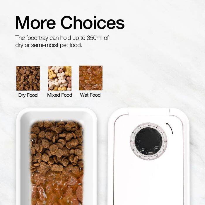 Автоматичний диспенсер для котячого та собачого корму ALL FOR PAWS: таймер, миється, для сухого та вологого корму