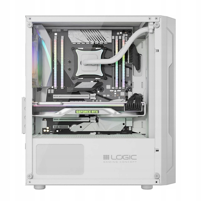 Корпус Logic Concept Aramis ARGB Mini Tower, білий