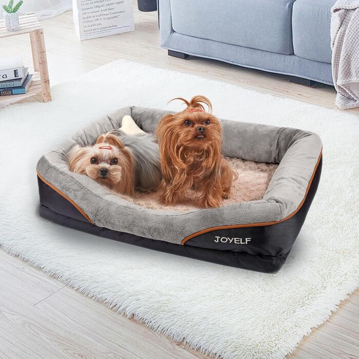 JOYELF XLarge Memory Foam Dog Bed, Orthopedic Dog Bed & Sofa with Removable, Washable Cover and Squeaky Toy as a Gift