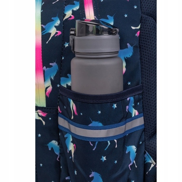 Шкільний багатосекційний рюкзак CoolPack, синій, 21 л