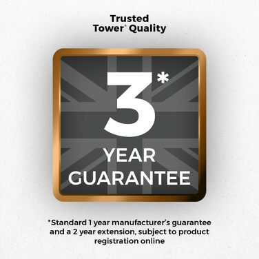 Хлібниця Tower Empire з роликовим кришкою, нержавіюча сталь, сірий колір, з латунними деталями