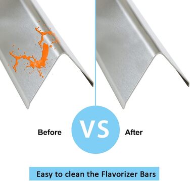 Заміна шампурів для гриля Weber Spirit I & II 200, Spirit E-210, E-220, S-210, S-220 (з передніми кнопками управління) - нержавіюча сталь