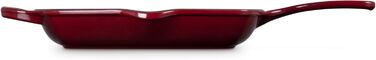 Сковорода-гриль Le Creuset Signature, чавунна, квадратна, 26 см, для всіх типів плит, індукція, 2,86 кг, Chambray